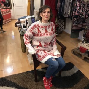 vestido navideño