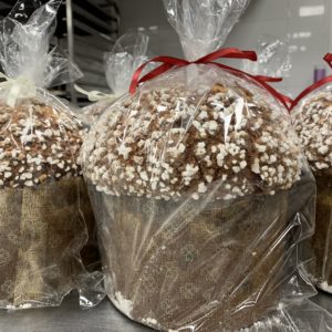 Panettone con chocolate