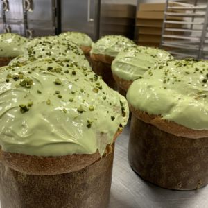 Panettone con pistacho