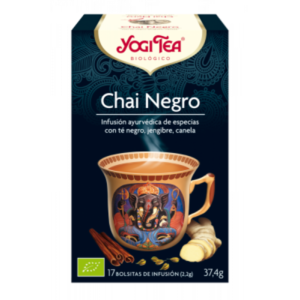 TE YOGI CHAI NEGRO ECO 17 BOLS.