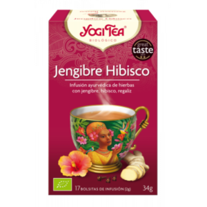 TE YOGI JENGIBRE Y HIBISCO ECO 17 B