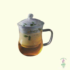 TAZA TISANA VIDRIO BOROSILICATO CAMELIA